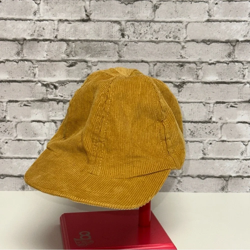 Toddler Corduroy Brown Tan 3T Cotton Hat Cap Boy